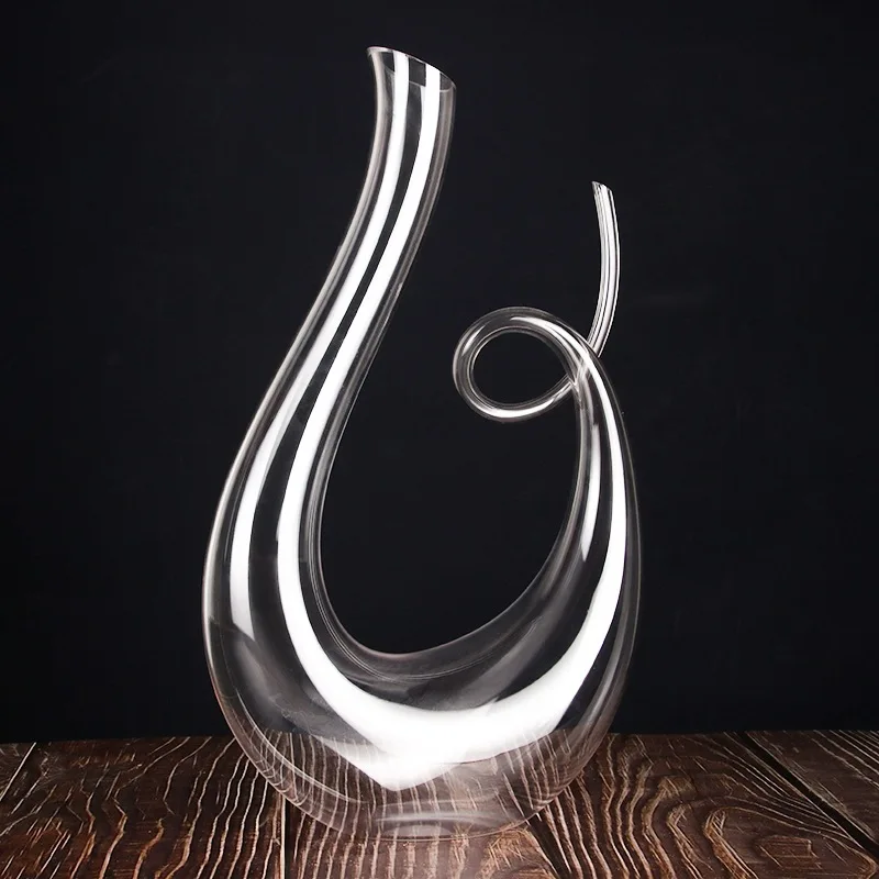 1700ML Wine Decanter Swan Red Wine Decanters Hand Blown Bar Party Carafe Lead-free Fashion Crystal Champagne Aerator Set wine aerator pourer,wine aerator decanter