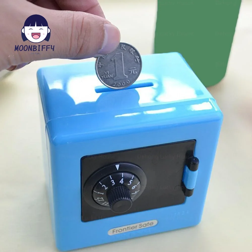 1PCMiniAtmMoneyBoxCreativePiggyBankPasswordDigitalCoinsCashDepositChildrenSecurity