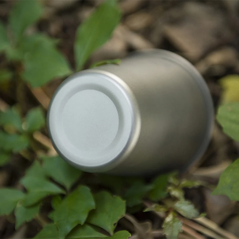 Portable Tableware Portable Cups Keith Tableware for Camping Titanium Beer Cup 350ml Outdoor Travel Drinking Friends Gathering Drinkware Coffee Mug Ti9001