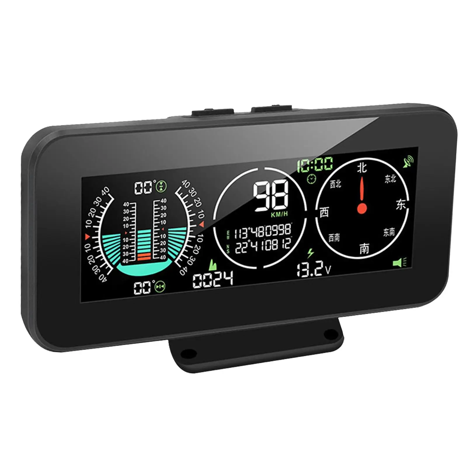 디지털 속도계 자동차 나침반 경사계, 범용 M60 GPS, 고품질 미니