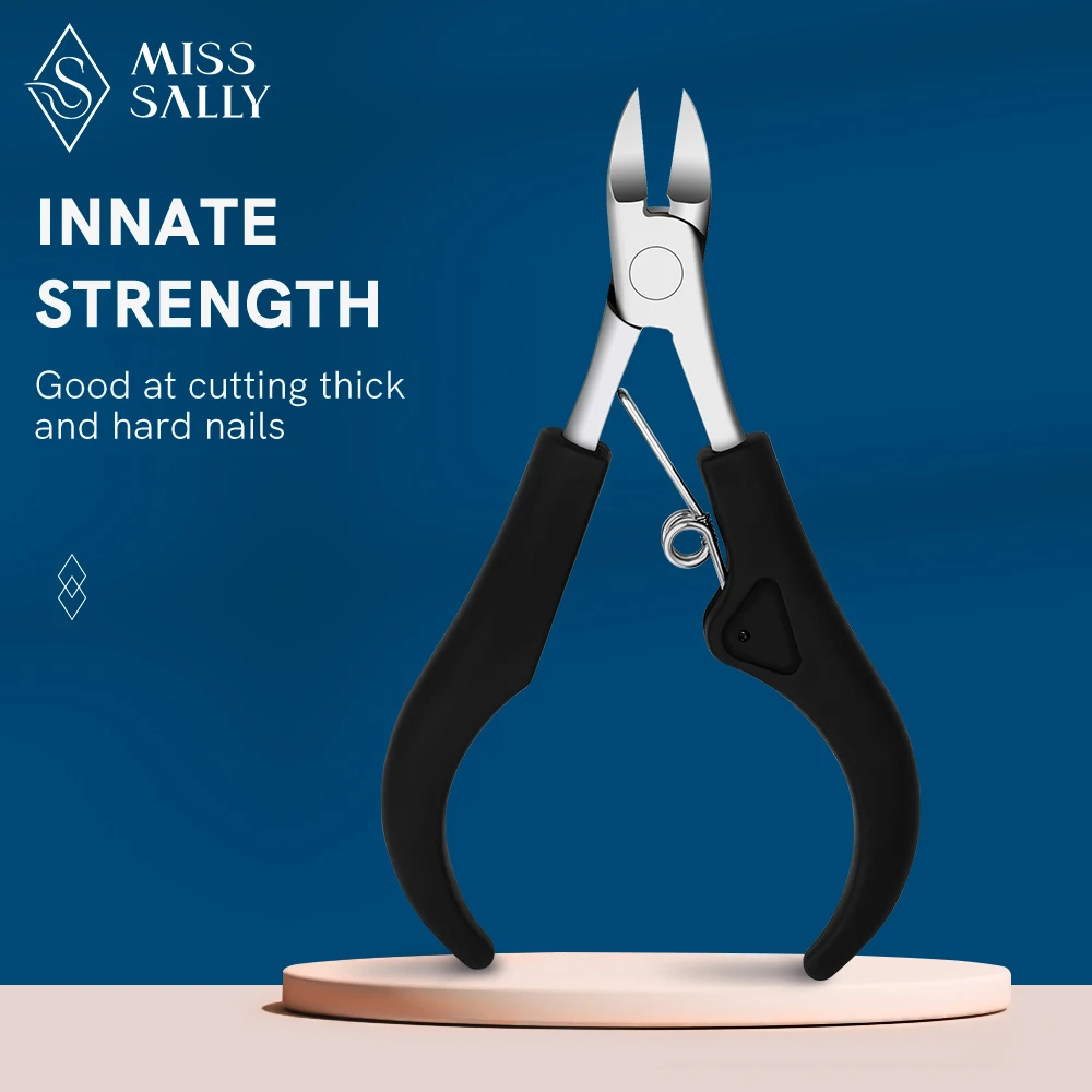 Miss Sally Cuticle Nipper Curved Head Stainless Steel Dead Skin Ingrown