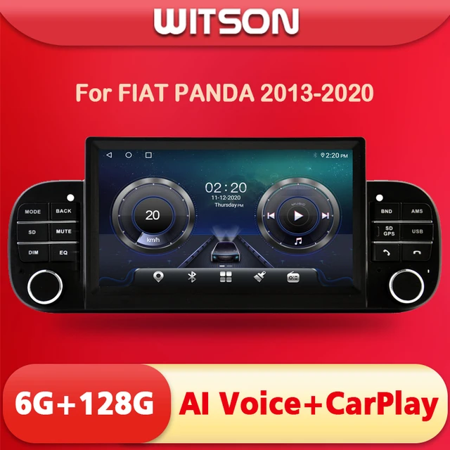 WITSON Android 13 Auto Radio for FIAT PANDA 2013-2020 Car Multimedia Player  Stereo Audio GPS Navigation Video Carplay