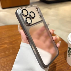 Luxury Matte Hard PC Ultra Slim Case with Camera Protection and Frosted Shockproof Cover - iPhone 18 Pro Max (Grey)
