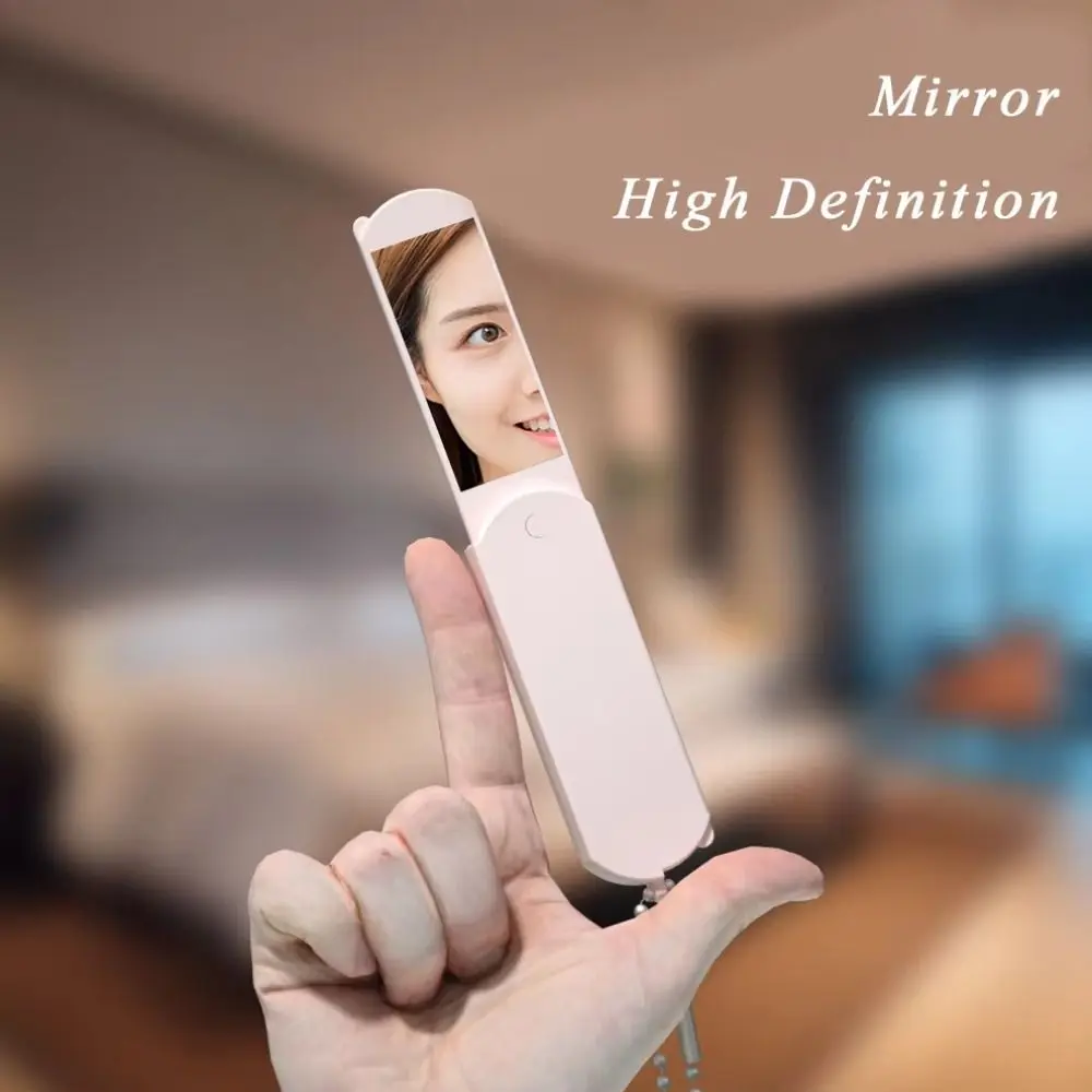 New with Mirror Foldable Comb Anti-Static Mini Massage Comb 2 in 1 Makeup Mirror for Travel