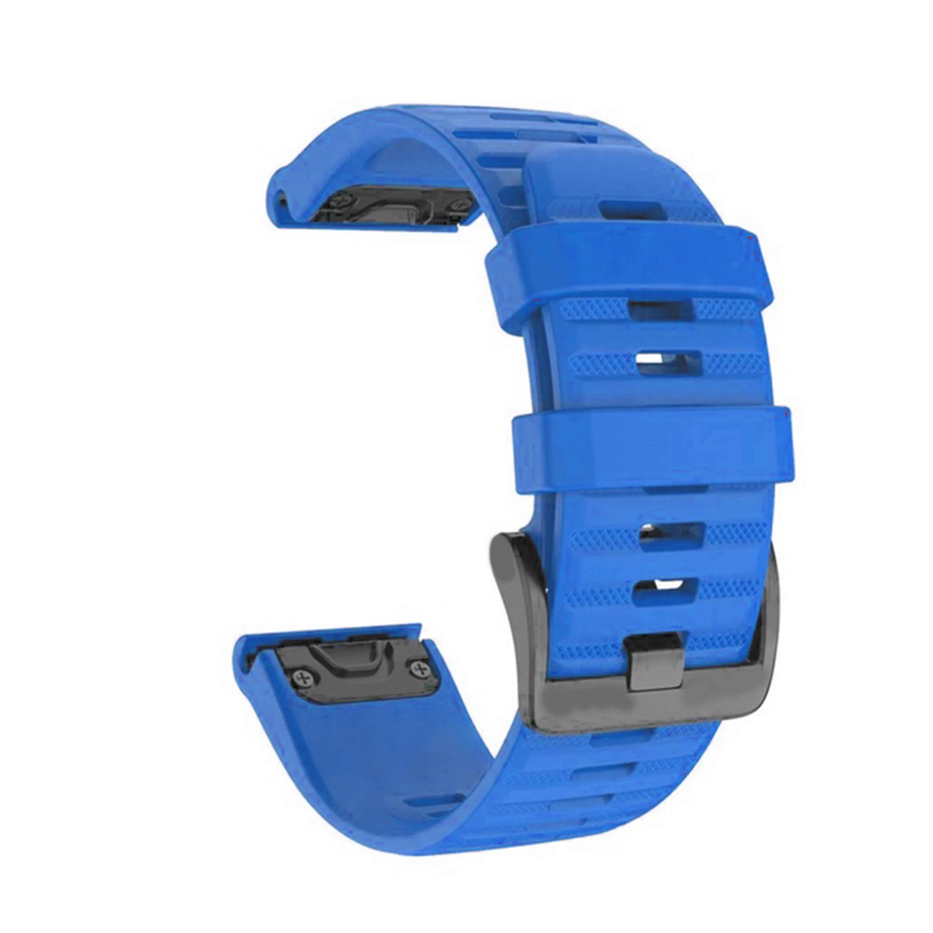 Enhanced Silicone QuickFit Smart Watch Band - Versatile 22-26mm Wrist Strap