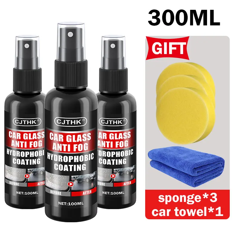 Car Glass Anti-rain Water Spray Repellent Nano Coating Hydrophobic Waterproof thumbnail 1