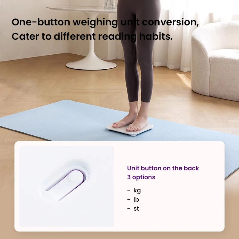 Avent Intelligent Weight Sacle BBL60283 LED large screen Household Female Precision Health Body Scale Body Fat Weight Loss
