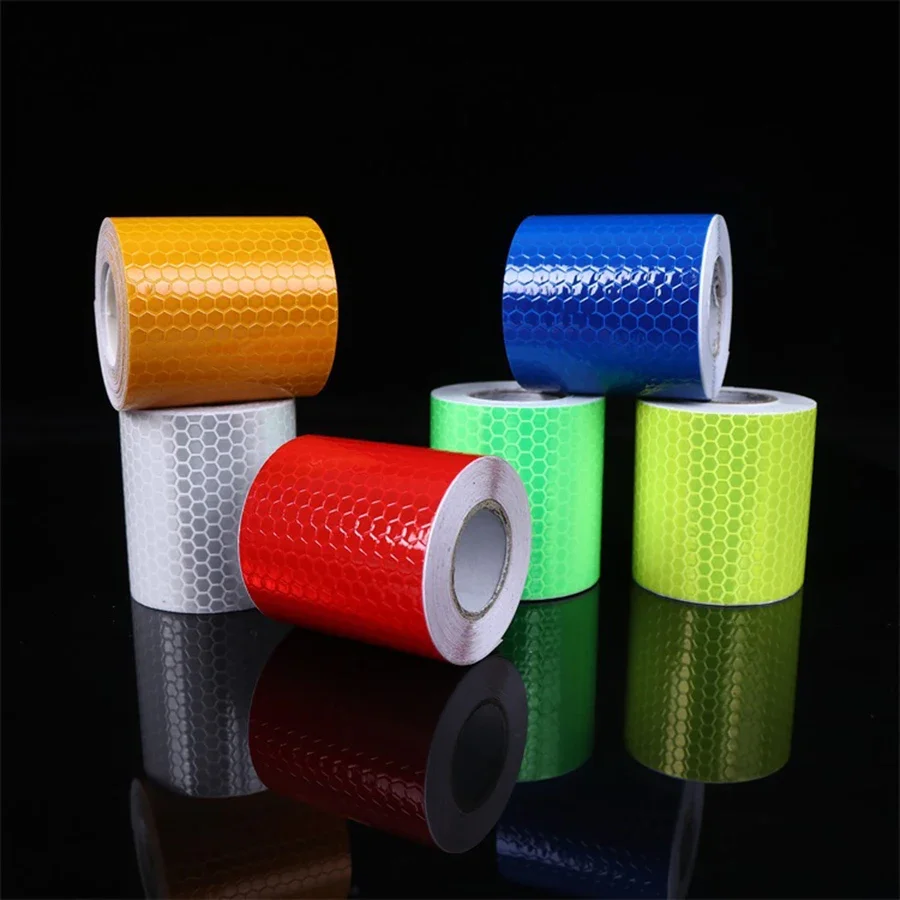 Reflective Safety Warning Tape for Vehicles - High-Visibility Protective Strip