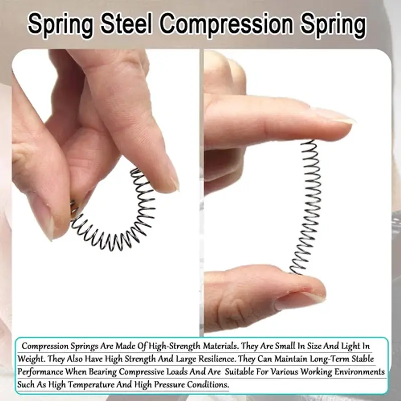 10Pcs/Lot 0.5mm/0.6mm/0.7mm Micro Small Compression Spring OD 4-12mm  Length 5mm to 50mm Surgical Tools&Electronics Repair - Image 2