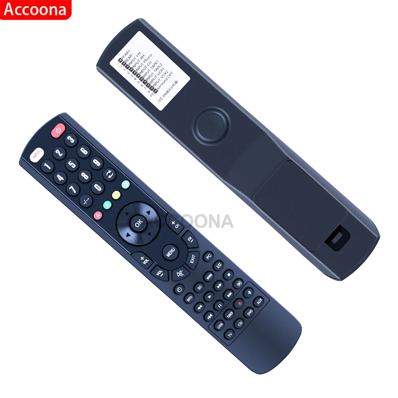 【中古】OEM Samsung リモコン QN65Q9FNAF、QN65Q9FNAFXZA、QN75Q9FNAF、QN75Q9FNAFXZA 中古】Beyution RC-709M 交換用リモコン Onkyo AVレシーバー 24140709 TX-SR506 TX-SR576 TX-