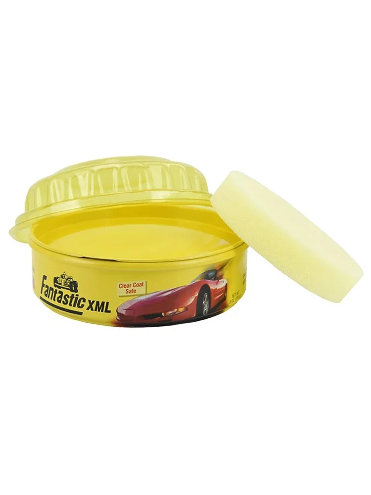 Car Wax 230g Carnauba Paste Car Wax High-Gloss Shine Auto Cleaning Polish Auto Detailing Lasting Super Hydrophobic Scratch Removal
