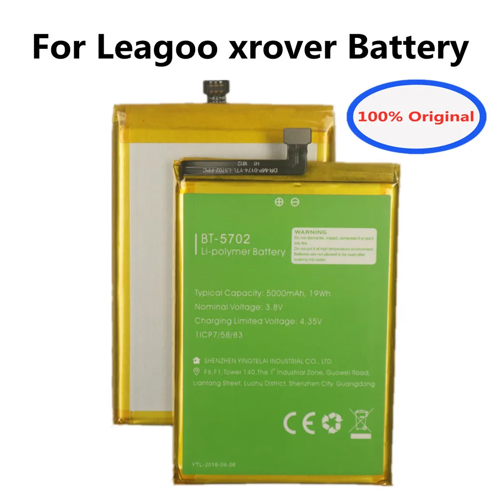 

Leagoo Original BT-5702 5000mAh Battery For Leagoo xrover High Quality Mobile Phone Replacement Battery Batteries Bateria