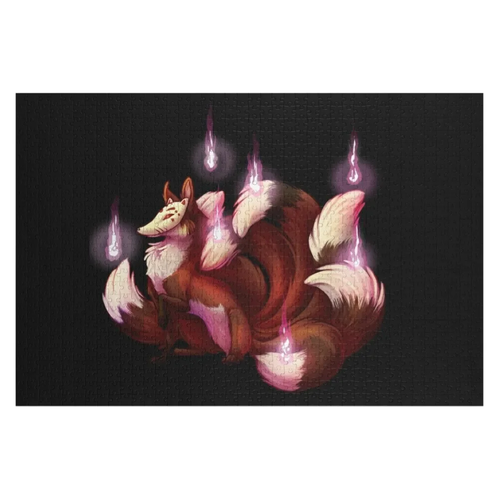 

Nine tailed fox Jigsaw Puzzle Custom Wood Personalized Gift Ideas Puzzle