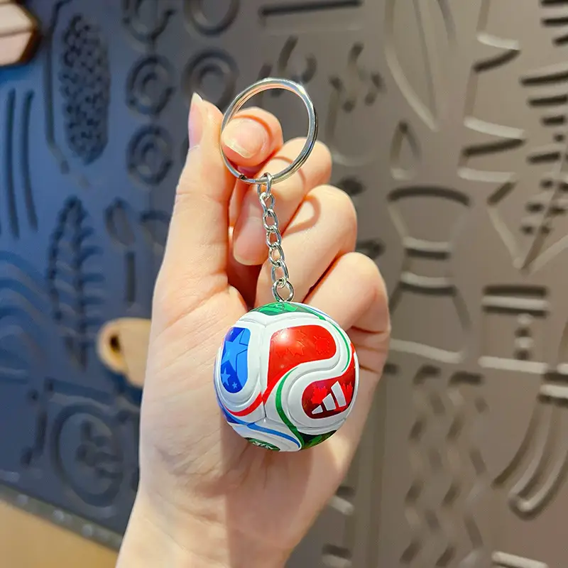 2026 FIFA Trophy Keychain Metal Key Ring Football Fan Souvenir Soccer Collectible Pendant Memorial for Men Sports Fans Gift Idea - Image 5