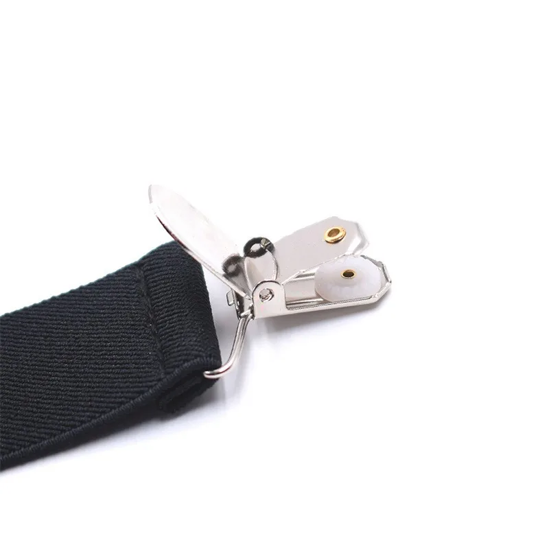 Work Suspenders 2025 Men Adjustable Elastic X Back Women Suspender For Trousers 2.5CM Width 4 Clips Back Braces