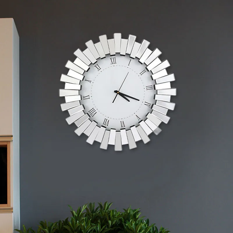 Glass-Mirror-Wall-Clock-Light-Luxury-Modern-Creative-Clock-Living-Room ...