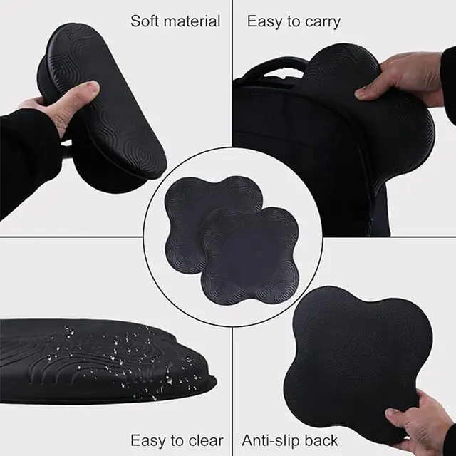 2Pcs Yoga Knee Pads Comfortable Fitness Accessories Pilates Yoga Sports Accessories for Protecting Knee Ankle Elbow Hand 3