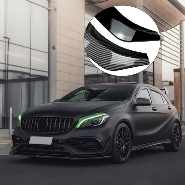 Pour Mercedes Benz Classe A W176 A180 A200 A250 A45 AMG 2013-2018 Pare-chocs Avant Lèvre Spoiler Séparateur Diffuseur Garde BodyKit Tuning