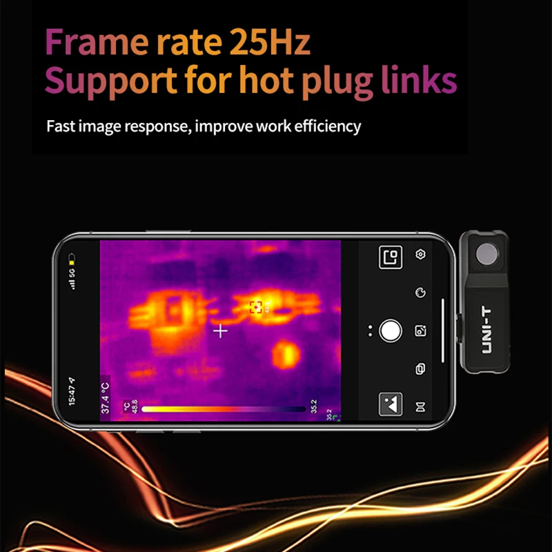 UNI-T Thermal Camera For Phone UTI120MS Thermographic Camera IOS