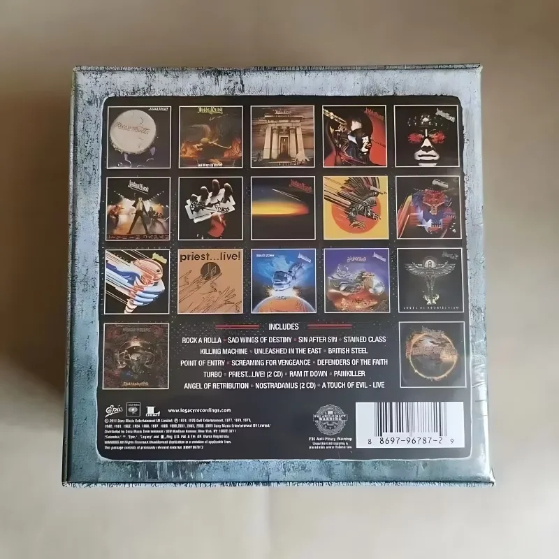 CD 애호가를 위한 헤비메탈 주다스 프리스트 음악 CD 컴플리트 앨범 컬렉션 19종 음반 코스프레 워크맨 사운드트랙 박스
