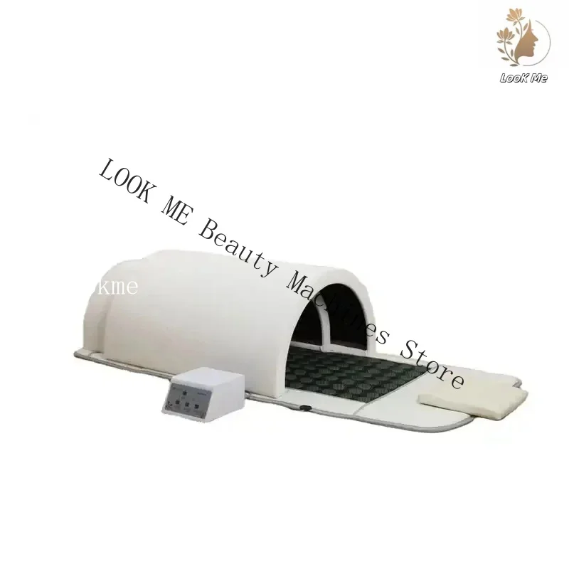 2025Newest far infrared body slimming sauna bed tourmaline therapy heated detox sauna bed 4