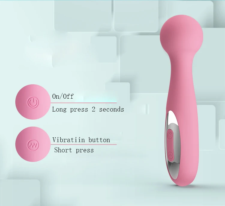 Powerful Vibrating Wand Vibrator For Women G Spot Massage Tool_voghion.com