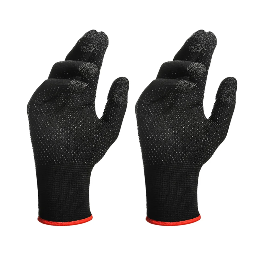 1-4pcs Drawing Glove Anti-touch Two-Fingers Gloves for IPad