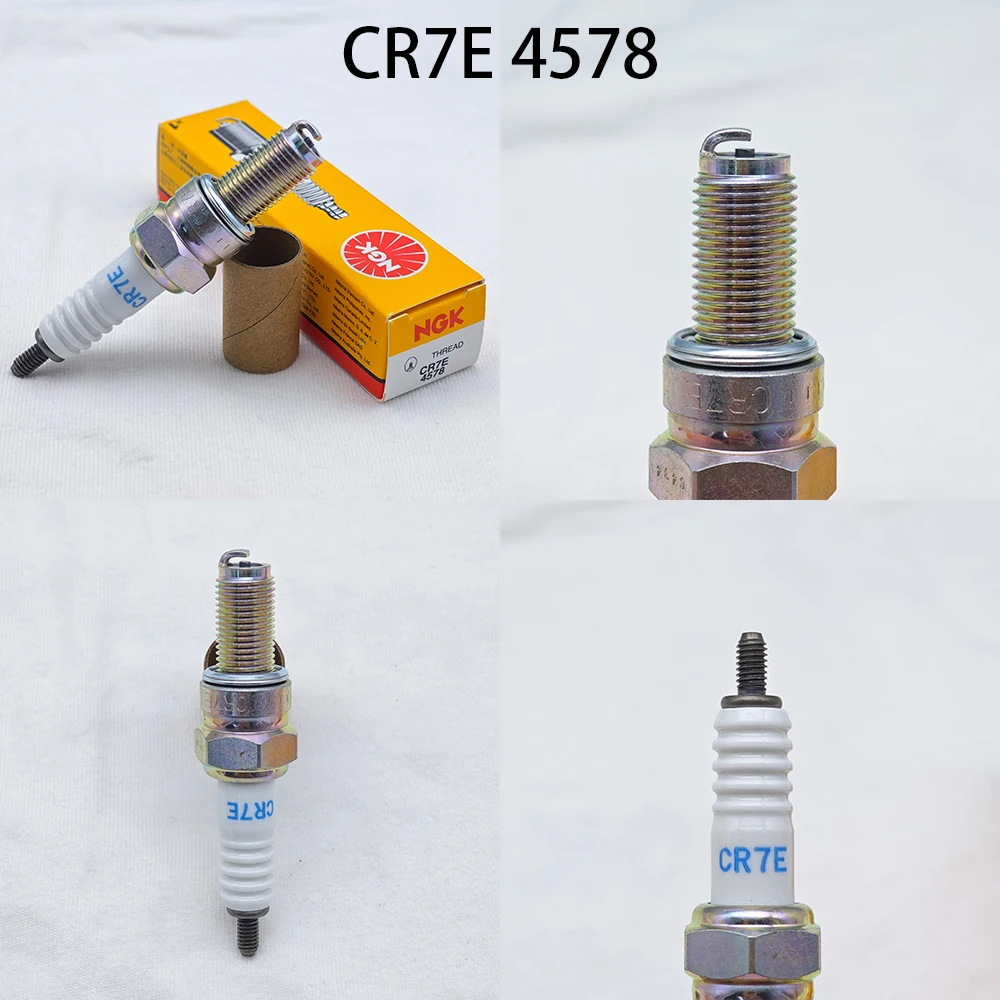 Motorcycle NGK Spark Plug CR6E CR7E CR8E CR9E 1pcs For CB400 GW250 Hornet FZR XJR Bandit ZRX spark plug
