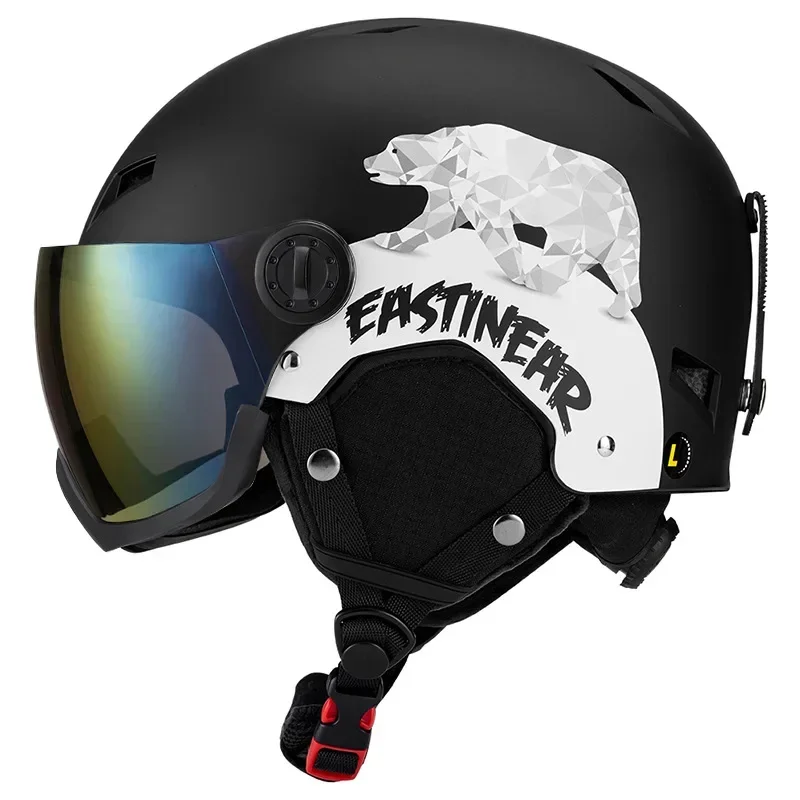 2025 スキーヘルメット男性冬のアウトドアスポーツアルペンスキー快適