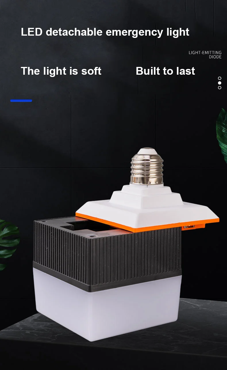 Description Picture 2 of itemRechargeable LED Detachable Emergency Light E27 Lampholder 85-265V Charging for Power Failure Camping Tent Porch Garden Light
