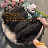 Extensions de Cheveux Humains 100% Naturels Vietnamiens Bruts Vierge Afro Kinky Curly 4C, 1/3/4 Paquets, Tissage Rapide, Couleur Naturelle 5