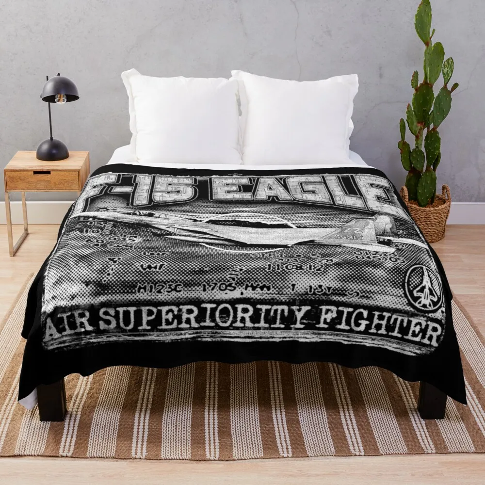 

F-15 Eagle Throw Blanket Kid'S Blanket Nap Blanket Decorative Sofa Blankets