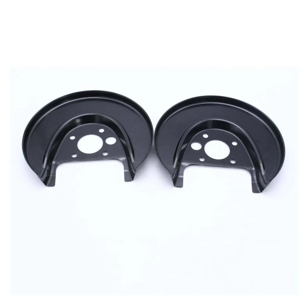 1 Pair Rear Brake Disc Dust Covers Splash Shields Plates Steel Plate For Golf Jetta Station Wagon 2000-2004 1J0615611D1J0615612D