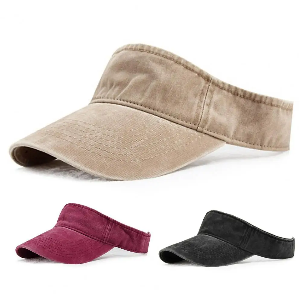 

Джинсовые шляпы от солнца, летняя Женская бейсбольная кепка, Регулируемая Кепка от солнца, кепка без верха, Спортивная Кепка для тенниса, Кепка от солнца для бега, Кепка унисекс