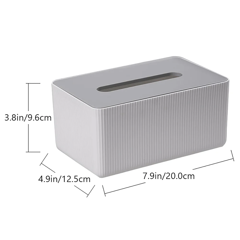 Premium Material Tissue Box Drawable Lid Design Lightweight Home Napkin Container Paper Holder Tissue Case For Office Use Keep 3