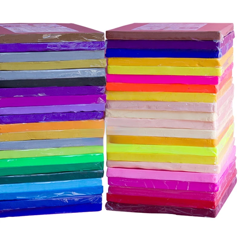 Colorful Soft Polymer Clay for Kids DIY Dolls Making