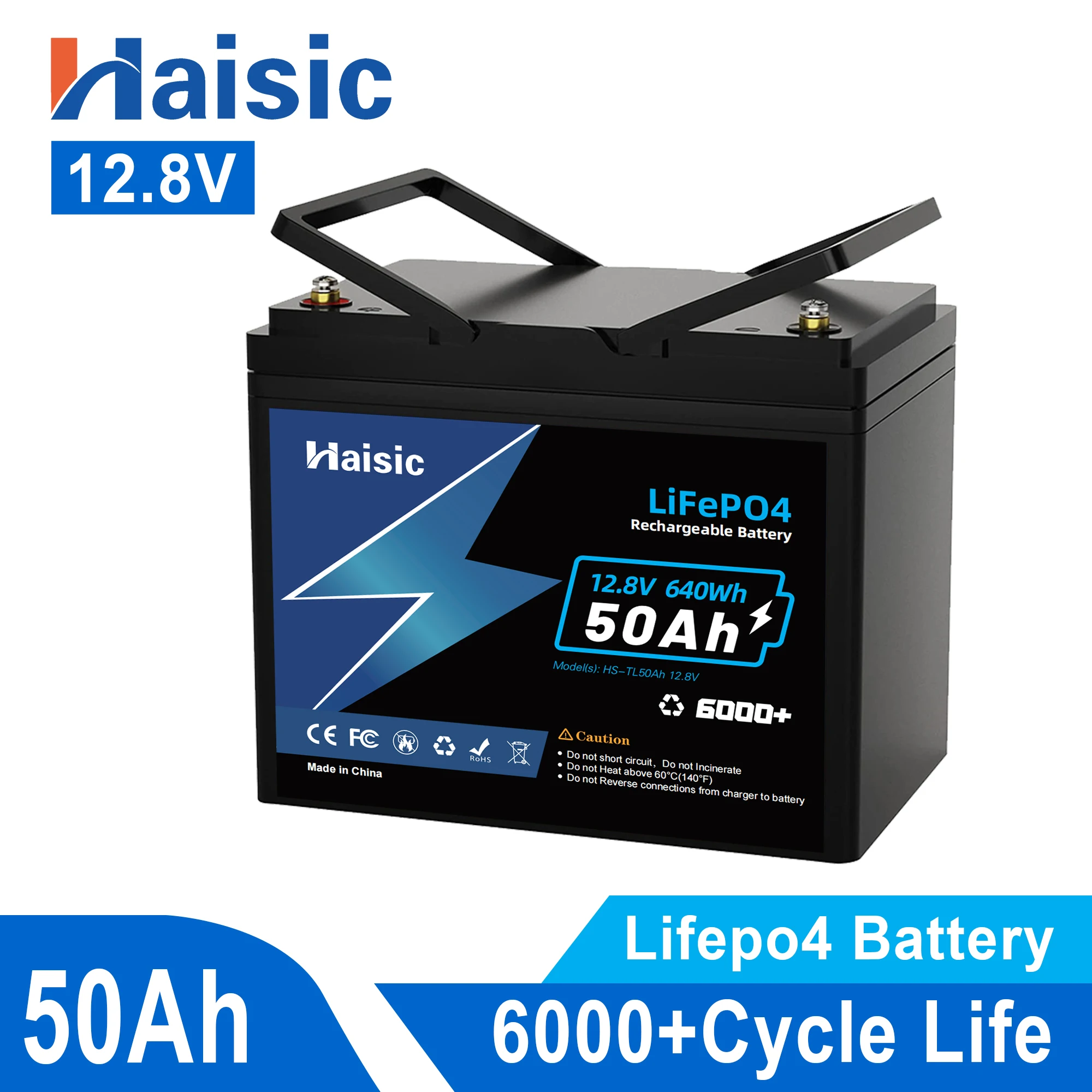LiFePO4 battery 12,8V/50Ah