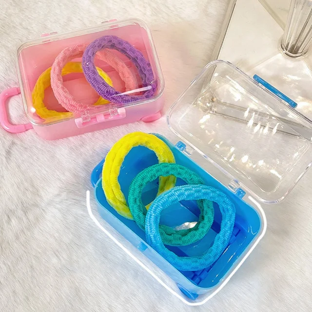 Mini Hengeres Utazási Bőrönd Cukorkás Doboz Személyiség Kreatív Esküvői Cukorka Kis Poggyász Kocsi Tok Játék - Image 2