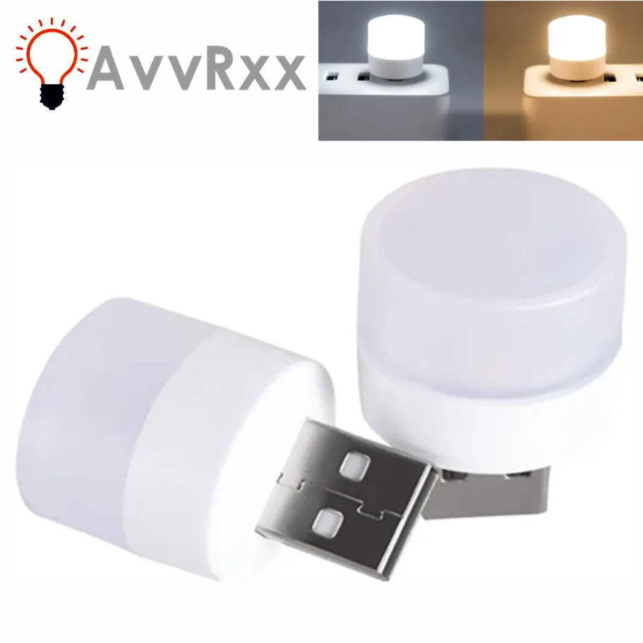 Mini USB Plug Lamp LED Night Light Computer Mobile Power Charging Book Light Eye Protection Reading