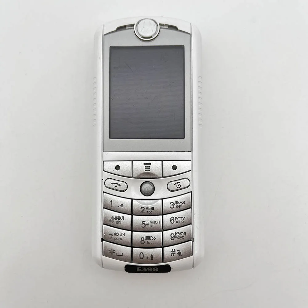Refurbished Motorola E398 Original E398 0.3MP Detachable Battery 830mAh Cell Phone Wholesale Free shipping