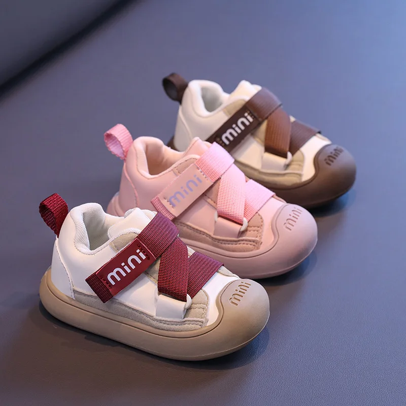 New Children Sneakers Kids Casual Shoes Hoop & Loop Sports Shoe Boys Girls Flexible Tennis Infant Baby Non-slip Flat Shoes