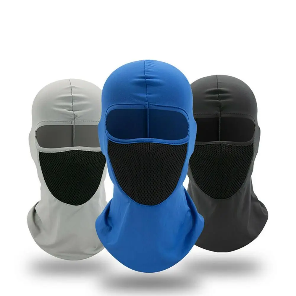 Máscara facial ciclismo capacete da motocicleta respirável sol proteção contra poeira cs completo rosto máscara ao ar livre balaclava chapéu dropshipping