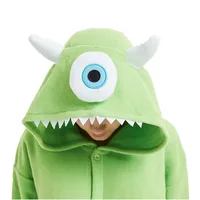 Polar Fleece Sullivan Mike Wazowski Monster Kigurumi Adults Cartoon Onesie Pyjama Costumes For Halloween Carnival Cosplay Party - Image 6