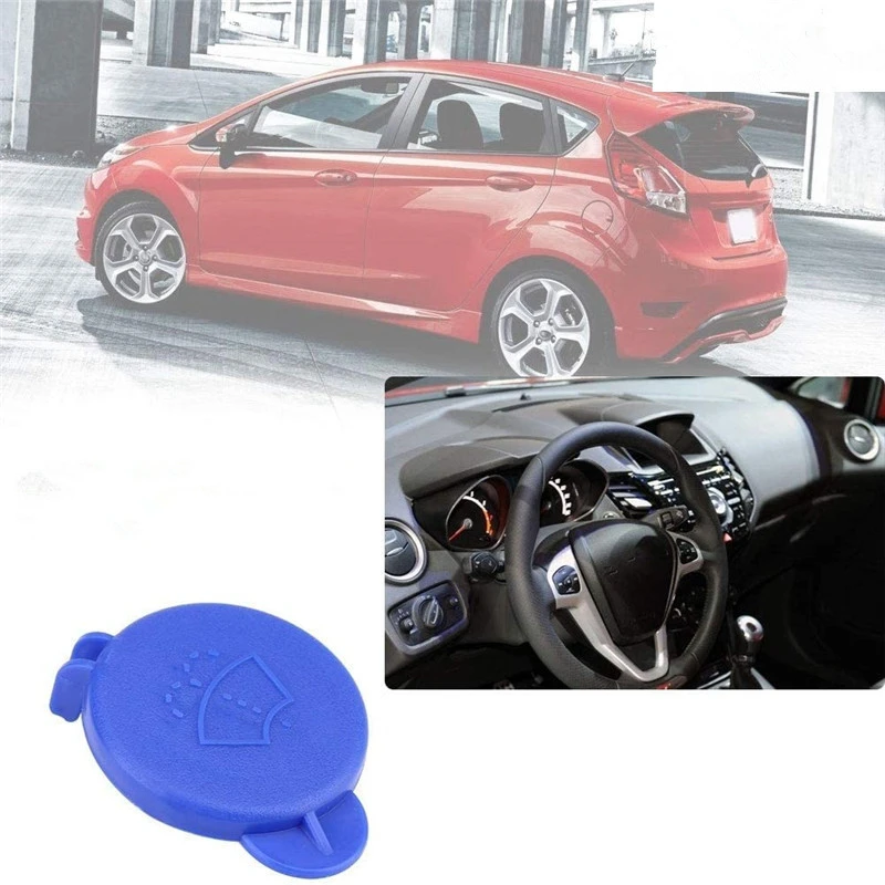 Car Styling Windshield Wiper Washer Fluid Reservoir Cover Water Tank Bottle Cap 1488251 Ford Fiesta V Fusion