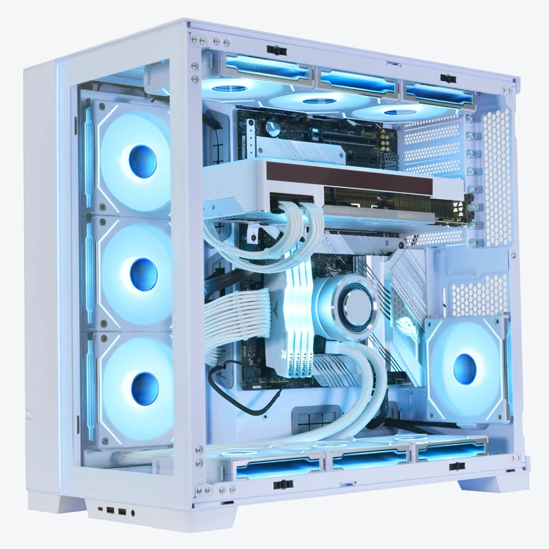Lian li Uni sl Infinito 120 Fan Espelho Daisy Cadeia Argb 40 Leds L-connect 3.0 System Preto e Branco Cor Uf-slin120 - Imagem 5