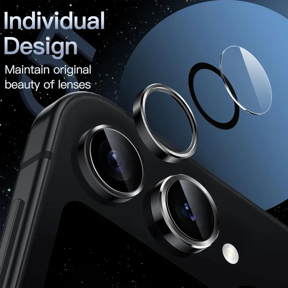 Premium Anti-Fingerprint Tempered Glass Camera Lens Protector Cover