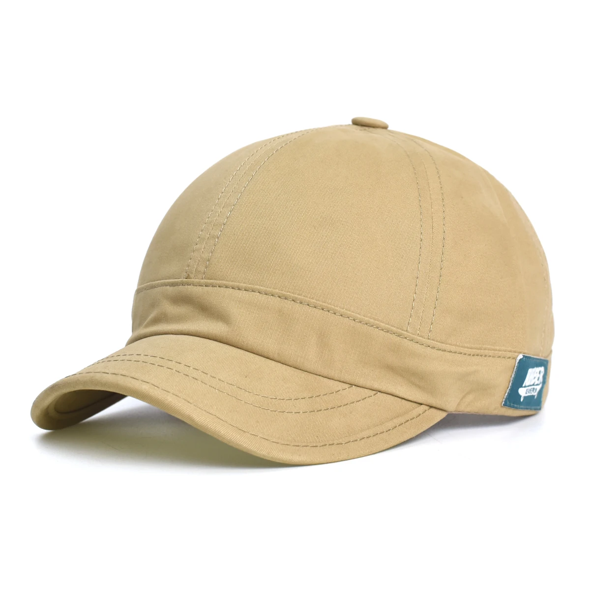 Unisex Baseball Cap Vintage Short Brim Baseball Cap - Adjustable Cotton Dad Hat For Men & Women Short Brim Cap