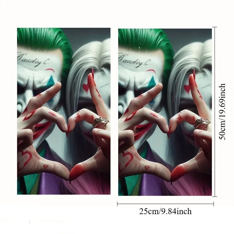 Car stickers scratch resistant PVC suitable for B pillar door sticker car stickers 2 pieces