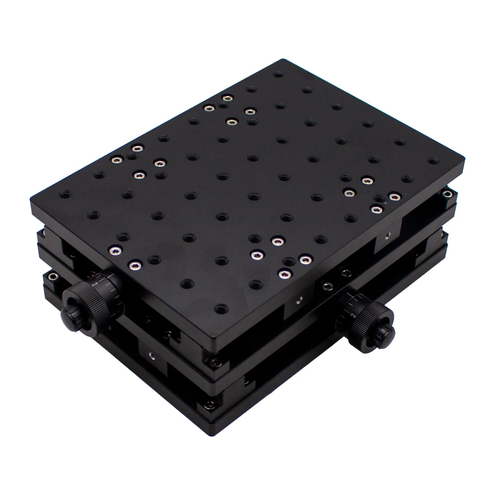 Precision XY Axis Moving Table Portable Manual 2D Slide Table