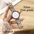 Silver Pink Green